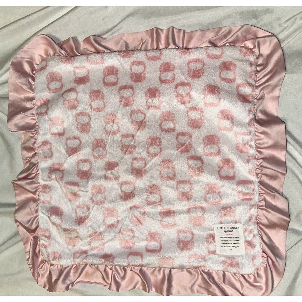 Carters Child Of Child Lovey Security Blanket Pink Owls Soft